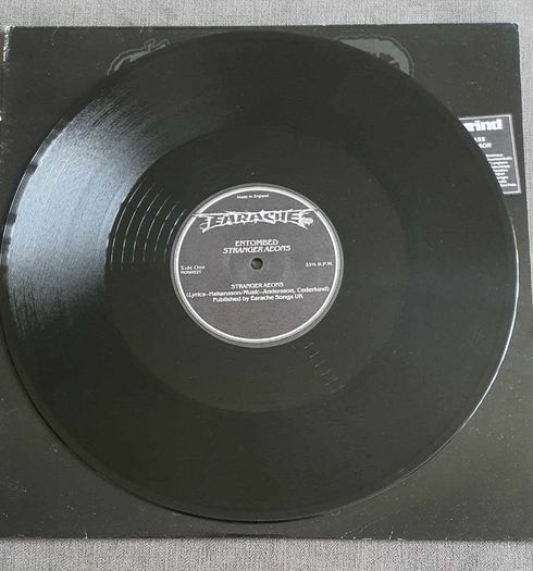 Entombed  Stranger Aeons Rare Death Death Original 90's Earache Pressing Near MINT