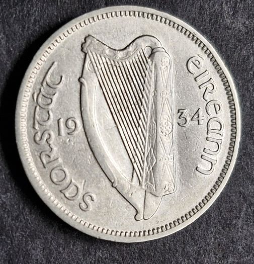 Ireland Excellent 1934 Six Pence 6d coin