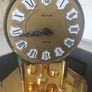 Vintage 70's Kundo Kieninger & Obergfell Brass/Glass Clock. Image 7