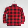 Pre Owned Place Black + Red Fleece Half Zip Jumper Image 4