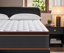 5FT King Size Mattress 10.6 Inch, Hybrid Gel Memory Foam, Individually Pocket Sprungs Medium Firm 7 Zone Orthopedic Mattress Kingsize for Back Pain Relief, 100 Night Home Trial