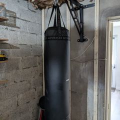Boxing bag and bracket