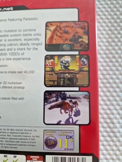 Impossible Creatures Pc cd Rom games Original