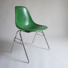 Genuine vintage Eames DSS stacking chairs the