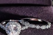 Sterling Silver 2 Ring Set