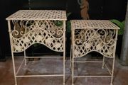 Vintage pair of italian plant stands