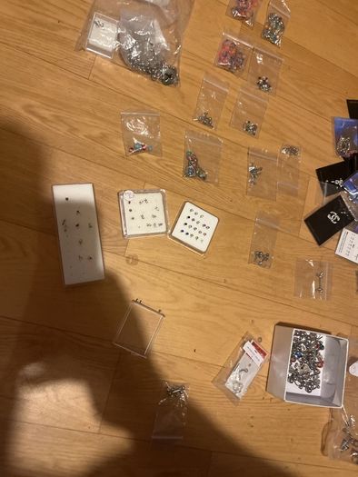 Assortment of peircing shop stock