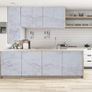 Marble Sticky Back Plastic Roll Self Adhesive Wallpaper Granite White Grey Contact Paper 30cmX2m Waterproof PVC Vinyl Film Upgrade for Kitchen Countertop Furniture Table Easy to Remove MULTIPLE SIZES AVAILABLE (FREE SHIPPING) Image 3