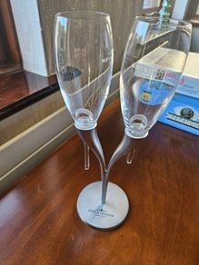 champagne glasses for 2