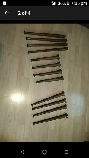 Vintage Ebonized Legs