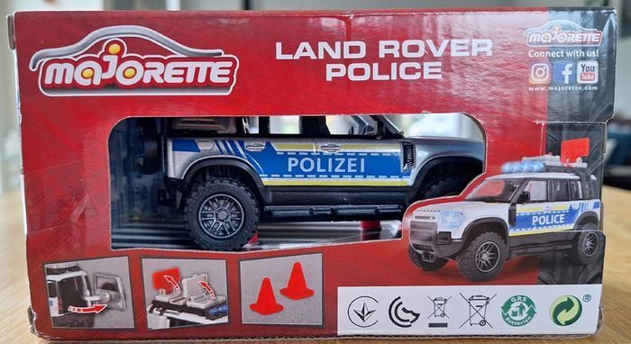 Majorette Land Rover Toy Police Cars
