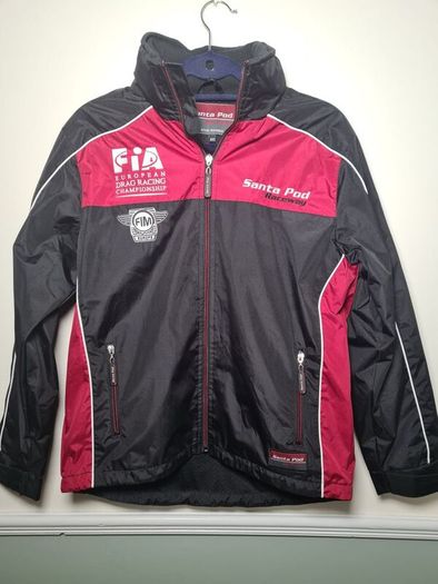 Mens SANTA POD RACEWAY jacket european drag racing Size XXS extra small adult