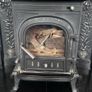 Vintage Style Cast Iron Fireplace Surround, Insert, Hearth & Wood-Burning Stove Package Image 6