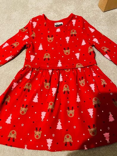 Christmas dress 12-18 m.