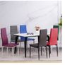 Durable faux leather upholstery Set of 6 dining chairs Image 5