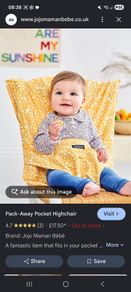 Pocket highchair Jojo Maman Bebe