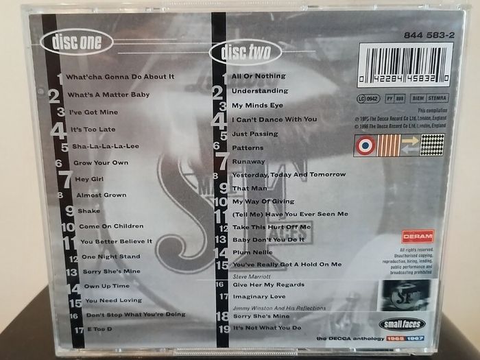 Small Faces The Decca Anthology 1965-1967 2 CD Album