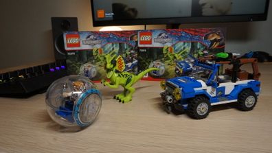 LEGO Jurassic World Dilophosaurus Ambush Complete Set (75916)