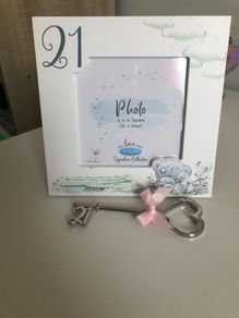 21st birthday picture frame set