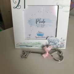 21st birthday picture frame set