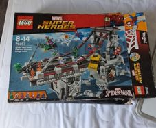 Lego spiderman marvel set 76057, web warriors ultimate bridge battle