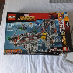 Lego spiderman marvel set 76057, web warriors ultimate bridge battle