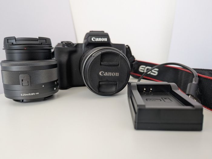 Canon M50 Mk II with Canon 15-45 & 18-55mm Lens