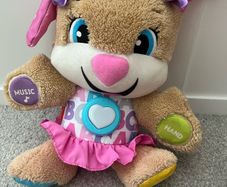 Fisher-Price Laugh and Learn Smart Stages Sis Plush Interactive Toy