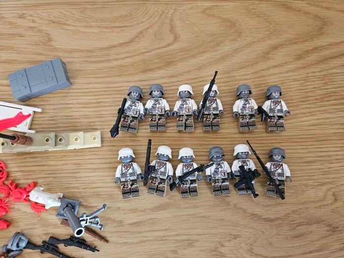 Lego Compatible WW2 German winter soilders New