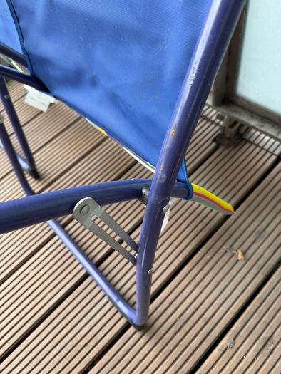sun lounger fold up chair x2