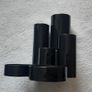 Q-Connect Desk Tidy 6 Compartment Tubes Black Home Office School College Image 2