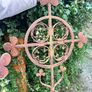 Pair of Victorian Iron Cross Finials Architectural Salvage Image 2