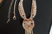 Costume Heart Necklace. Free Postage!
