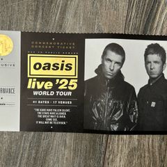 Oasis Live 25 Souvenir Ticket