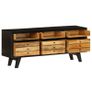 TV Cabinet Solid Mango Wood 120x30x50 cm Image 5