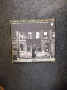 Folkways lp When I was a boy in brooklyn