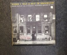 Folkways lp When I was a boy in brooklyn
