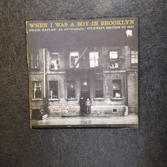 Folkways lp When I was a boy in brooklyn