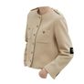 Massimo Dutti Women's Beige Wool Blend Jacket Image 3