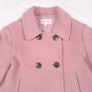 Per Una Dusky Rose Pink Wool Blend Double Breasted Pea Coat 10UK/38EU Image 3