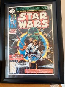 signed Boba Fett Star Wars comic book
