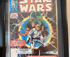 signed Boba Fett Star Wars comic book
