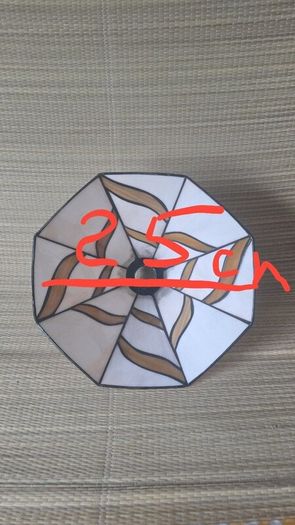 Stained glass lampshade