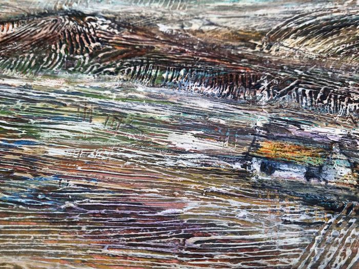 Croagh Patrick Storm, Textured Landscape of County Mayo