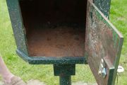 Cast Iron Freestanding Pole Post Box
