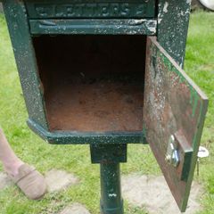 Cast Iron Freestanding Pole Post Box