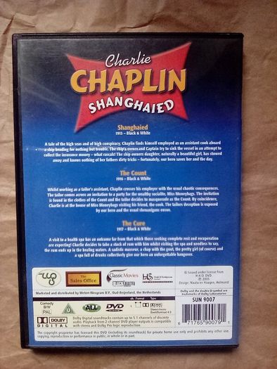 Charlie Chaplin movies DVD (postage included)