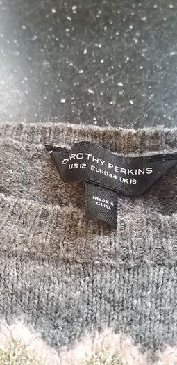 Grey Fairisle Style Jumper