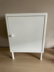 Dynan cabinet with door white metal Ikea