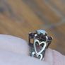 Silver Opal and Garnet Ring Image 2